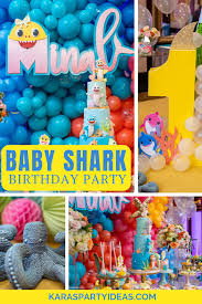 This party planning guide is chock full of shark birthday party ideas for kids! Kara S Party Ideas Baby Shark Birthday Party Kara S Party Ideas