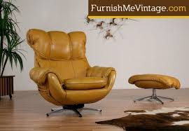 Overstuffed Mid Century Modern Recliner With Ottoman Recliner With Ottoman Mid Century Modern Recliner Modern Recliner
