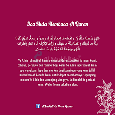 Sahabat mutif, doa sebelum membaca alquran juga menjadi salah satu bagian dari adab membaca alquran yang mencerminkan kepribadian seorang muslim dan. Doa Mula Membaca Al Quran Almukhlisin
