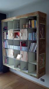 Ikea Hackers Expedit Cabinet With Upcycled Pallets 1001 Pallets Pallet Home Decor Pallet Furniture Home Decor Furniture