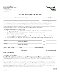 Getting a divorce in colorado can be daunting, so following is a generalized overview of the process and what to expect. Affidavit Of Common Law Marriage Colorado State University Free Download