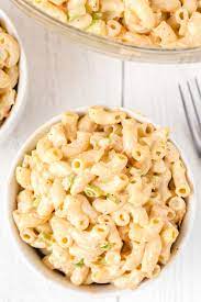 Carefully stir in the dressing; Hawaiian Macaroni Salad The Chunky Chef