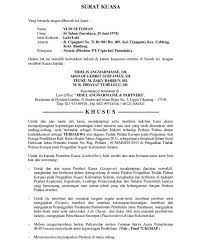 Contoh gugatan badan hukum perdata. Contoh Surat Kuasa Khusus Pidana Yang Baik Dan Benar Hukum Surat Hukum Pidana