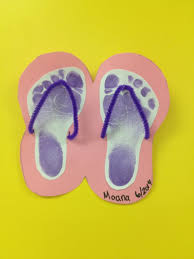 I hope this video will very helpful for party at your home. Summer Infant Art Flip Flops Baby Art Projects Summer Crafts For Toddlers Kids Art Projects
