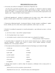Formele corecte sunt stabilite de comisiile academiei române abilitate să instituie normele ortografice. Test Lb Romana Docx