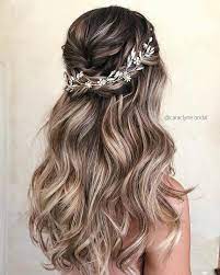 57 Gorgeous Wedding Hairstyles For A Gorgeous Rustic Barn Wedding Wedding Hair Half Wedding Hairstyles For Long Hair Hair Styles