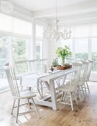 White Chandelier For Dining Room Lanzhome Com In 2020 Rustic Dining Room Table Farmhouse Dining Table White Dining Chairs