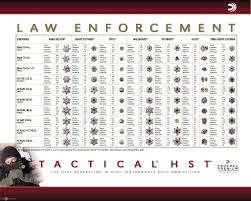 43 Detailed 9mm Bullet Grain Chart