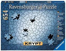 Check spelling or type a new query. Amazon Com Ravensburger Krypt Silver 654 Piece Blank Jigsaw Puzzle Challenge For Adults Every Piece Is Unique Softclick Technology Means Pieces Fit Together Perfectly Varios Toys Games