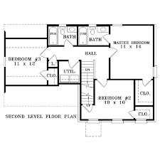 As you can see, two story house plans are very flexible and well suited to a variety of living situations. Colonial Style House Plan 3 Beds 2 5 Baths 1300 Sq Ft Plan 81 13846 Houseplans Com