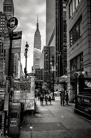 Black And White Nyc Background 34th 8th New York City Dream City Concrete Jungle