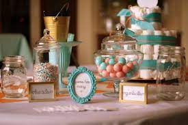 Coral And Aqua Baby Shower Party Ideas Photo 15 Of 33 Coral Baby Showers Baby Shower Party Planning Baby Boy Shower