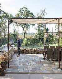 Posted on april replacement swing canopies for garden swings and seats and. A Homeowner Uses Smart Technology To Manage His Napa Property From Anywhere Pergola Outdoor Rooms Backyard Canopy
