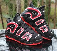 Nike Air More Uptempo 96 Laser Crimson Men S Size 11 Black Cj6129 001 Nike In 2020 Nike Air Nike Air Force Max Hype Shoes