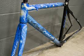 Starry Night Bicycle Design Paint Bike Bicycle Art