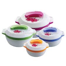 When food is stored in plastic containers, some amount of plastic inevitably gets into the food. Stainless Steel Hot Food Container Warmers 4 Piece Plastic Thermos Food Casserole For Camp Home Global Sources