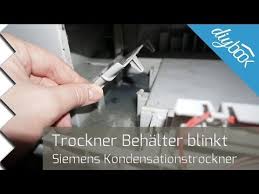 Siemens Warmepumpentrockner Behalter Leeren Blinkt Youtube Screwdriver