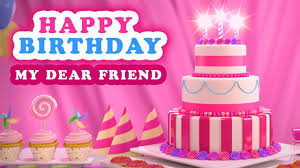 Life without our friendship would be empty. Happy Birthday Song My Dear Friend Amazing Colorful Birthday Greeting 3d Animation Hd Youtube