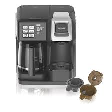 Amazon Com Hamilton Beach 49976 Flex Brew 2 Way Brewer Programmable Coffee Maker Black Kitchen Single Coffee Maker Hamilton Beach Coffee Maker Coffee Maker