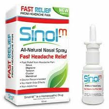 Sinol Headache Relief Spray Migraine Cluster Tension 15 Ml For Sale Online Ebay