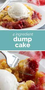 Dump Cake Recipe Only 4 Ingredients Taste And Tell Recipe Dump Cake Recipes Dump Cake Cake Recipes