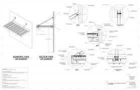 This will make sure they don't scratch the side of the rv. Entrance Overhead Canopy Details Commercial Metal Canopy Drawings