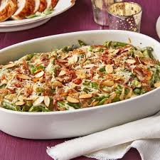 31 Festive Recipe Ideas For December Kraft Recipes Green Bean Casserole Amandine Recipe Bean Casserole