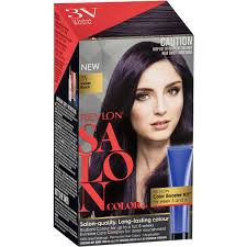 The oils help to reverse roughness and dullness without hair feeling weighed down. Revlon Salon Color Violet Black Each Woolworths