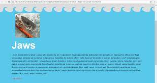 Can i anchor a div? The Shark Movies Page Mastering Css Book