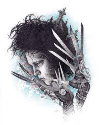 Maybe you would like to learn more about one of these? Edward Scissorhands Graphite And Color Pencil Drawing Edward Scissorhands Tattoo Tim Burton Art Edward Scissorhands