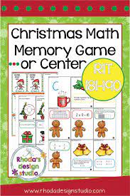 Christmas Games And Activities For Kids That Will Help Them Learn At The Same Time This Memory Game Will Help Students Learn Math Lessons Math Reading Lessons