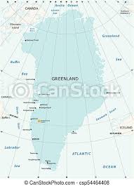 Navegue pelo mapa da groenlândia. Mapa Del Estado Autonomo De Groenlandia El Mapa Vectorial Del Estado Autonomo De Groenlandia Canstock