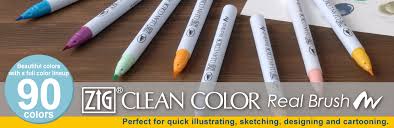 Line Up Zig Clean Color Real Brush Kuretake