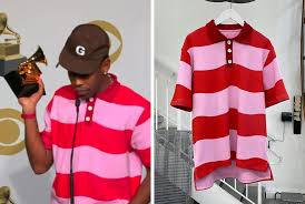 Tyler, the creator shares preppy & pastel getup. Tyler The Creator Won His First Grammy Wearing This Custom Polo Shirt Gear Patrol