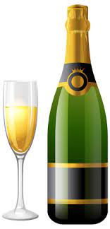 Champagne Bottle With Glass Png Clipart The Best Png Clipart Wine Bottle Gift Tags Champagne Bottle Teacher Wine Bottle