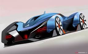 New Renault Alpine Racing Car Revealed For Gran Turismo 6 Autoconception Com Futuristic Cars Concept Car Design Racing Car Design