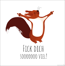 Eichhörnchen Kunstdruck Fick dich soooo viel! - Kunstdrucke jetzt im Shop  bestellen Close Up GmbH