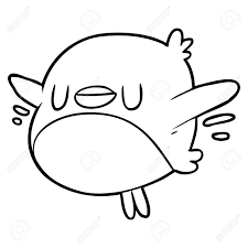 Robin bird drawing black and white. Cute Line Drawing Of A Christmas Robin Royalty Free Cliparts Vectors And Stock Illustration Image 94928124
