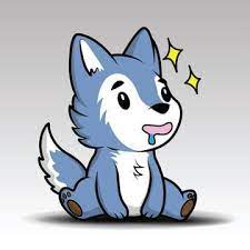 Vector Cute Cartoon Wolf Zoo Animals Clipart Zoo Wolf Png And Vector With Transparent Background For Free Download Cartoon Wolf Cartoon Wolf Drawing Cute Cartoon