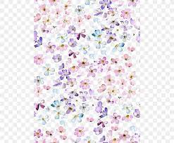 Pastel floral yellow pink purple wallpaper. Pastel Flower Watercolor Painting Purple Wallpaper Png 500x675px Pastel Blue Color Drawing Flora Download Free