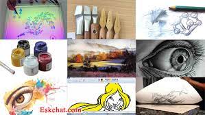 فن الرسم وأنواع الخامات موقع اسكتشات