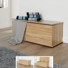 Large Wooden Ottoman Storage Chest Trunk Box With Lid This Natural Looking Ottoman X2f Storage Chest With A Lid Is Availa Storage Ottoman Chest Bench Storage