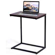 See more ideas about sofa table, laptop table, table. Tangkula Sofa Side End Table C Shaped Table Laptop Holder End Stand Desk Coffee Tray Side Table Notebook Tablet Beside Bed Sofa Portable Workstation Over Bed Table Walnut