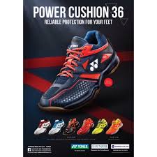 Most high range yonex badminton shoes have 2 to 3 layers of power cushion; Yonex Power Cushion 36 Badminton Shoes 100 Original Shopee Malaysia