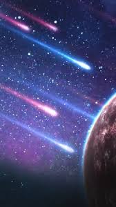 Meteorites Stars Planet 4k Vertical Galaxy Wallpaper Planets Nasa Galaxy