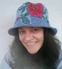 Mini quilt made from ugly sweaters