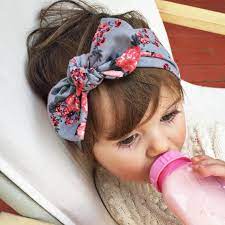 Ink Blots Top Knot Headband Baby Headband Toddler Etsy Knotted Baby Headband Baby Hair Accessories Top Knot Headbands