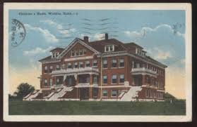 Postcard Wichita Ks Children S Home View 1920 S Kids House Wichita Postcard