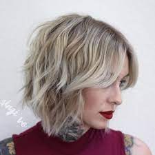 Medium Length Choppy Wavy Bob Short Choppy Haircuts Choppy Hair Short Choppy Hair
