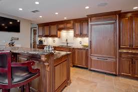 High End Walnut Kitchen Cabinetry With Book Matched Veneered Raised Panel And A Satin Kitchen Cabinets Shaker Style Kitchen Cabinets Kitchen Cabinets Pictures